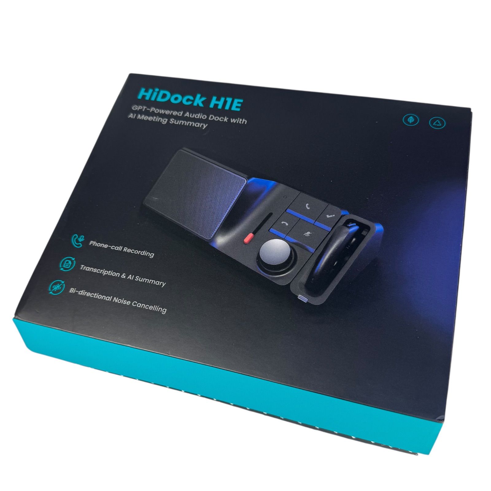 C357 【未使用】 HiDock H1 ハイドック ブラック ワイヤレスイヤホン