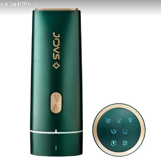 新品未開封 最新型JOVS Dora 脱毛器 A366 SRモード搭載 エメラルド