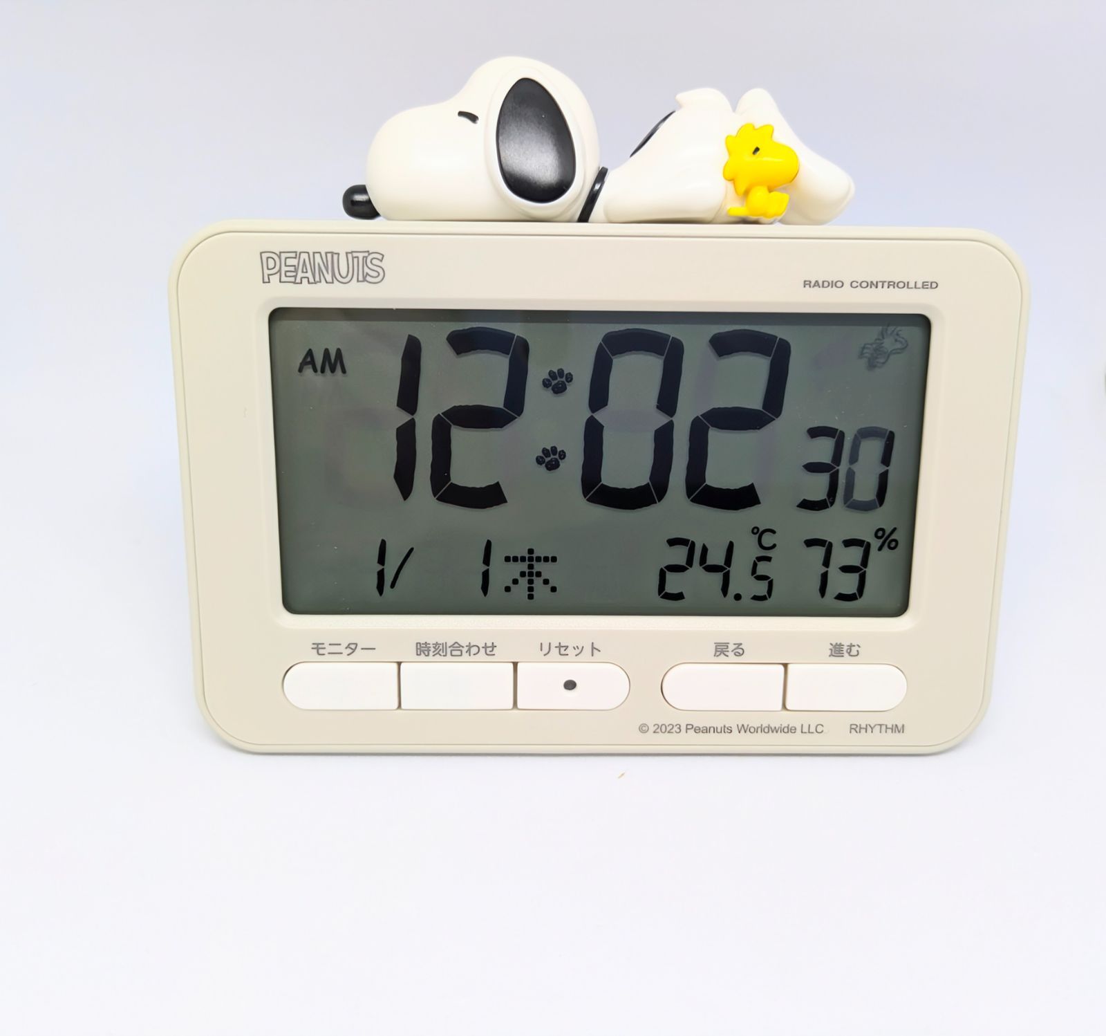 SNOOPY スヌーピーデジタル電子音目覚まし時計 可愛い - メルカリ