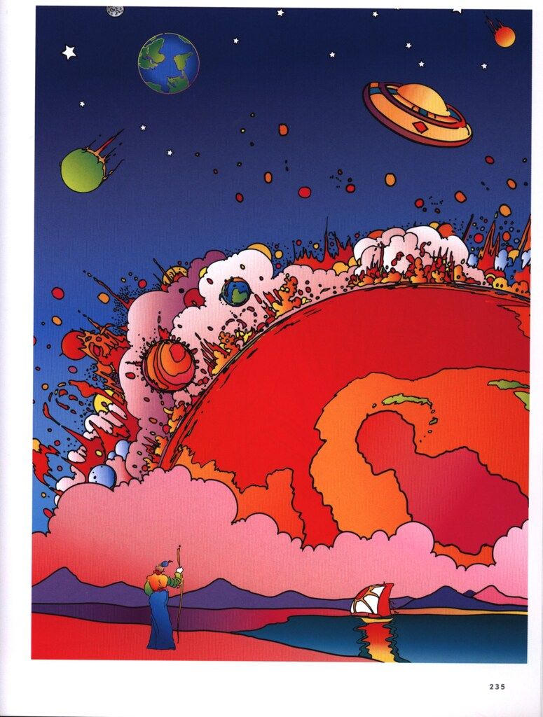 ピーター・マックス ピーター・マックスの世界 アメリカン