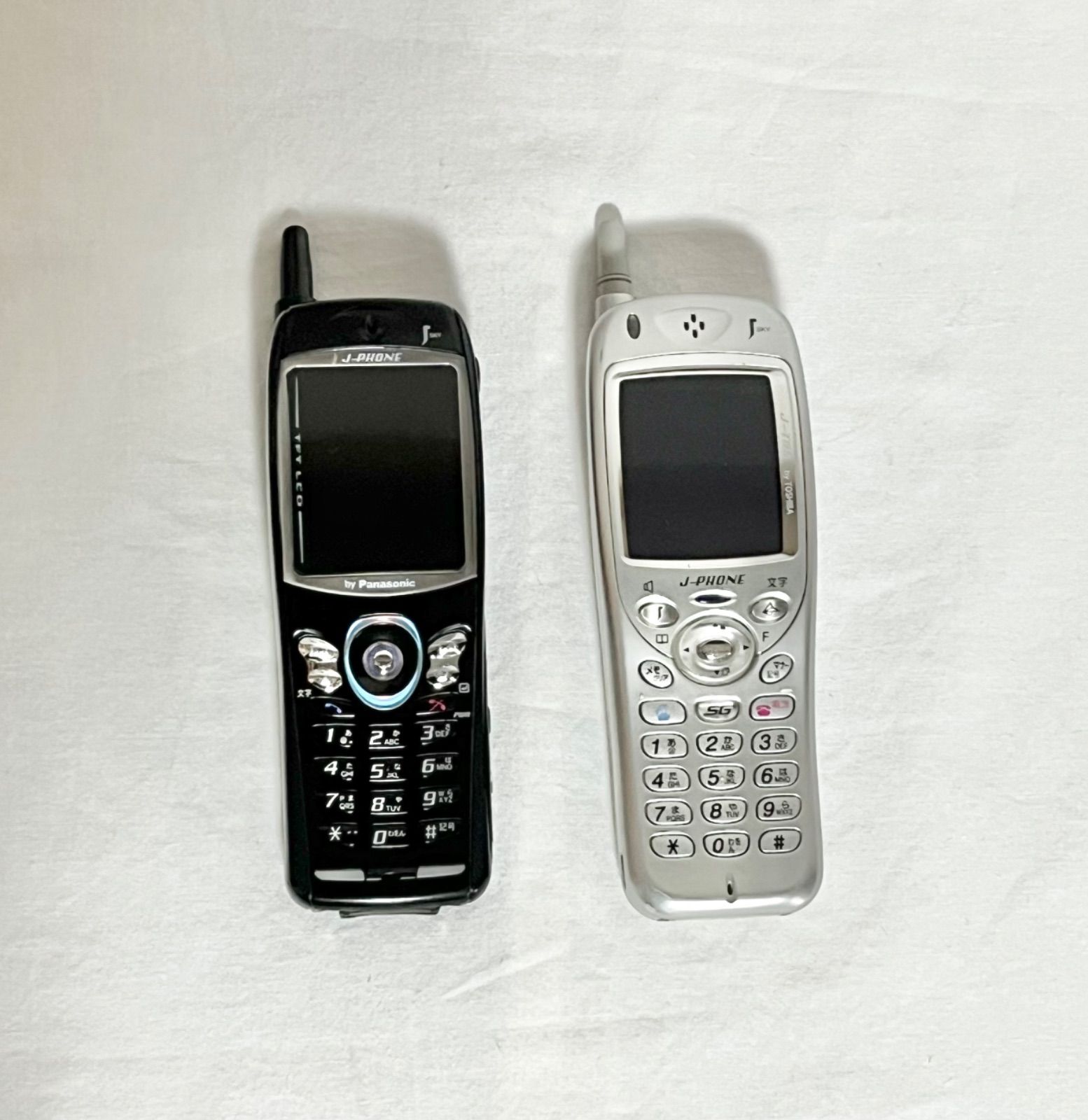 ジャンク品】J-PHONE 携帯電話 2台セット（TOSHIBA製・Panasonic製