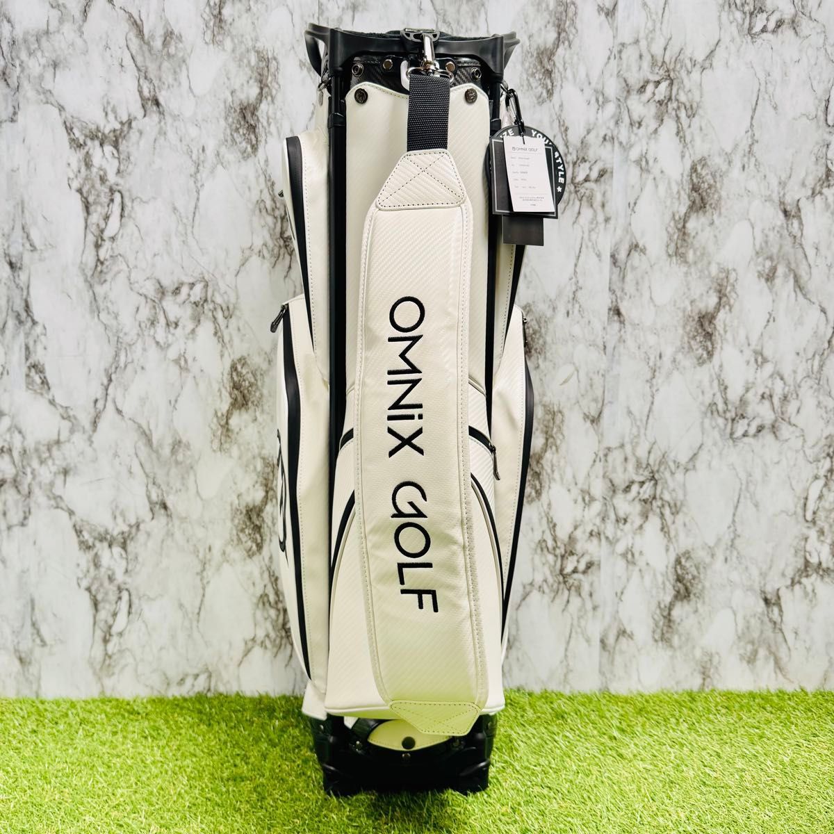 新品未使用】オムニックス カート式 キャディバッグ ゴルフバッグ