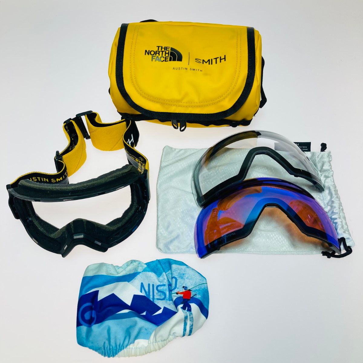 THE NORTH FACE & SMITHい ゴーグル 収納袋付き ◎◎THE NORTH FACE ザ
