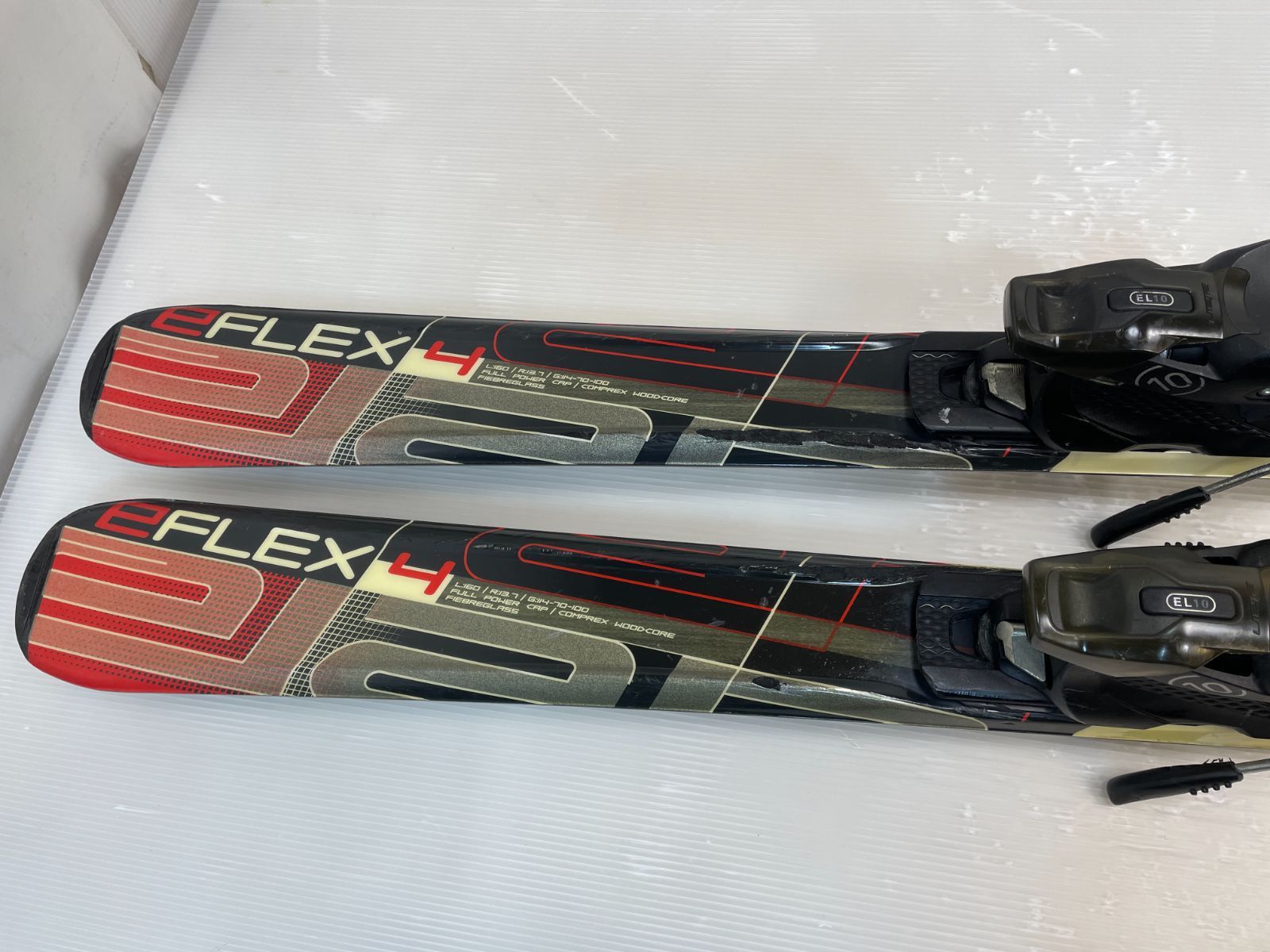 ◇メンテ済◇ スキー ELAN eFLEX 4 160 cm + EL 10 エラン カービング