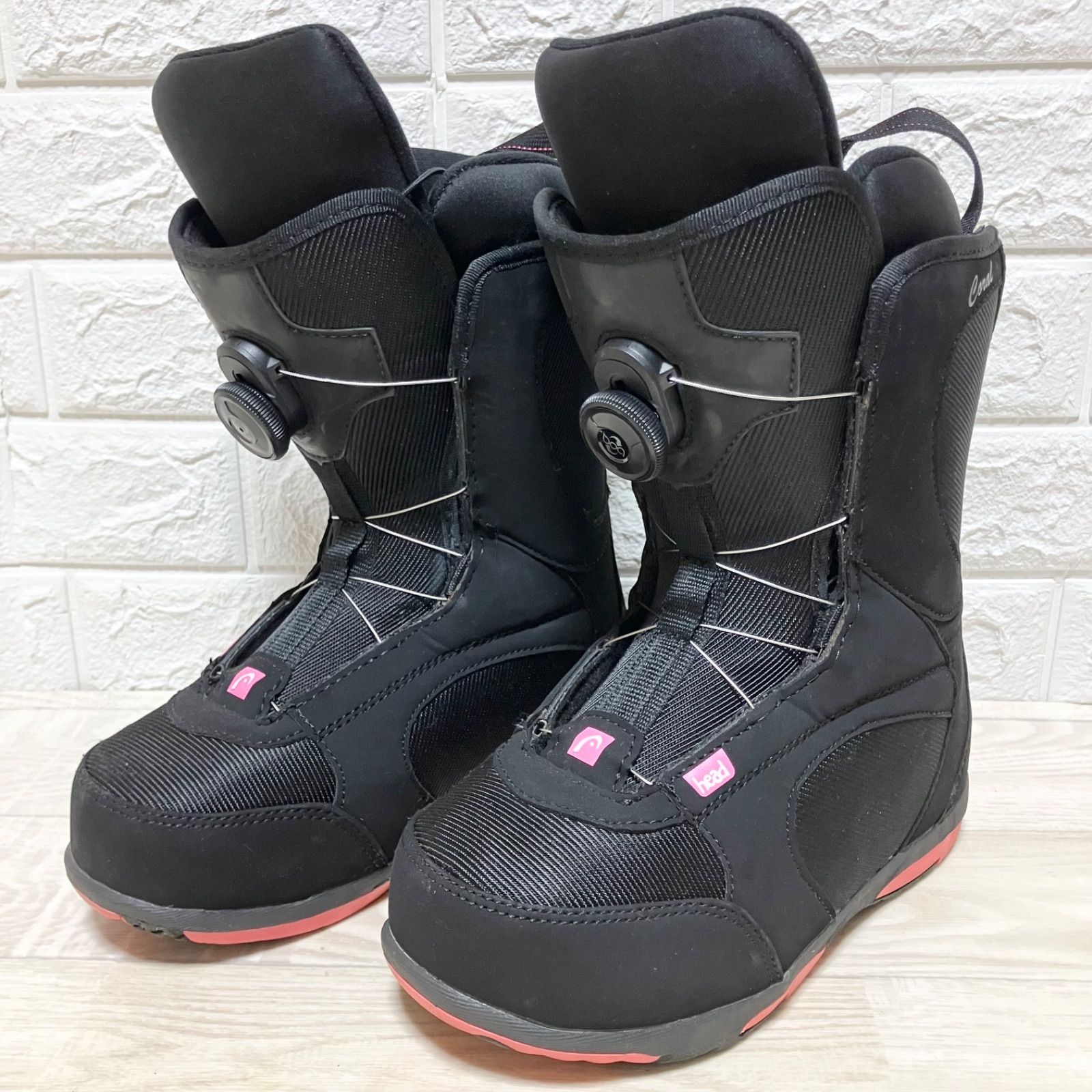 美品！ head ヘッド BOA ボア スノボブーツ スノーボード 黒 ブラック