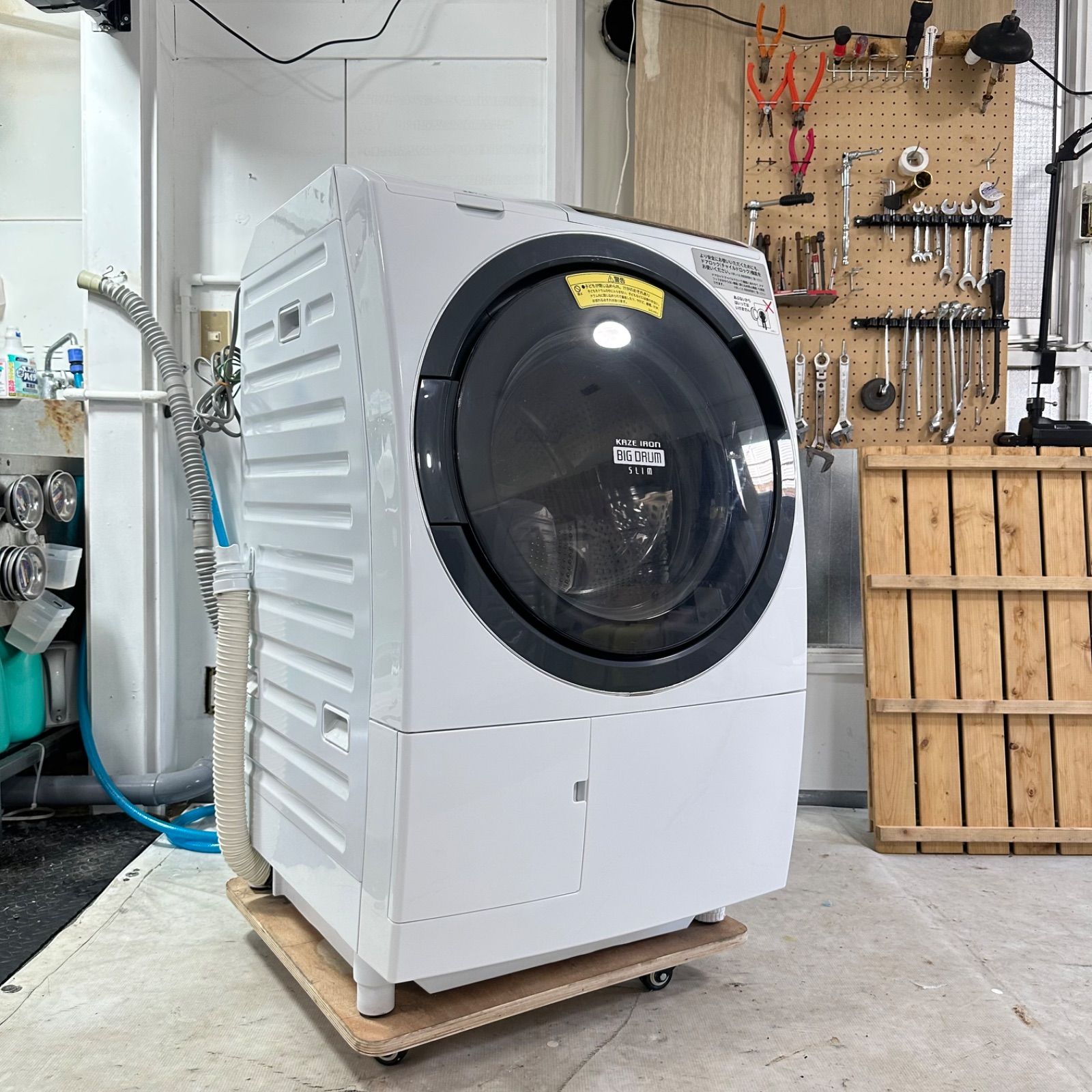 HITACHI BD-SG100BL 2018年製 完全分解洗浄済み ドラム式洗濯機