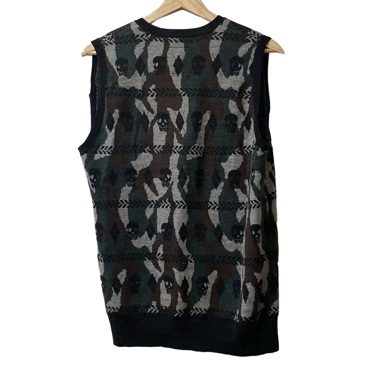 MARK&LONA(マークアンドロナ) ベスト サイズL レディース 黒×ダーク