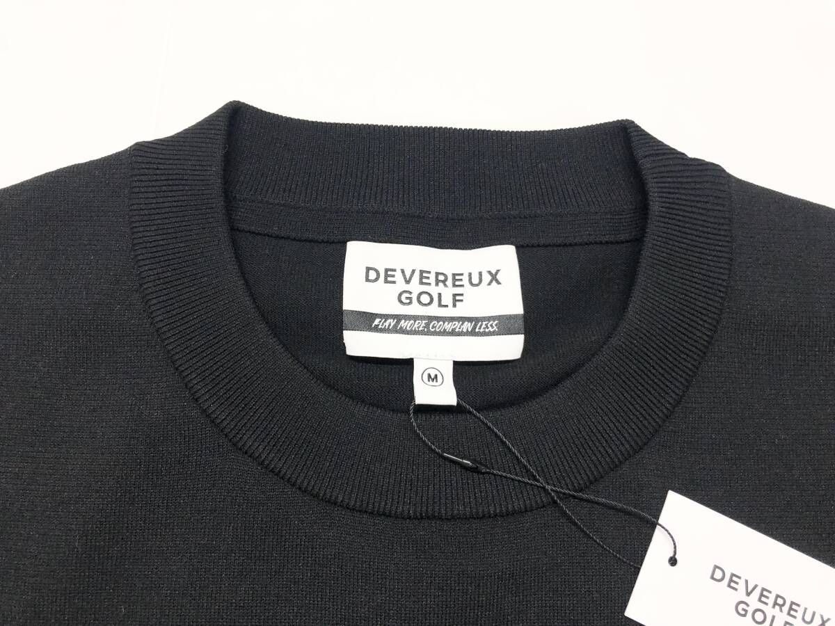 新品 未使用 DEVEREUX GOLF（デヴァローゴルフ） チェッカーリブニット