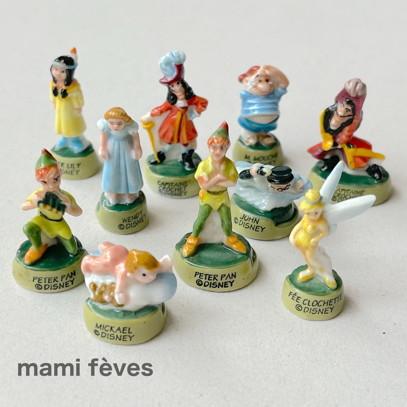 フェーヴ ピーターパンの世界 10個 2007年 ディズニー フランス