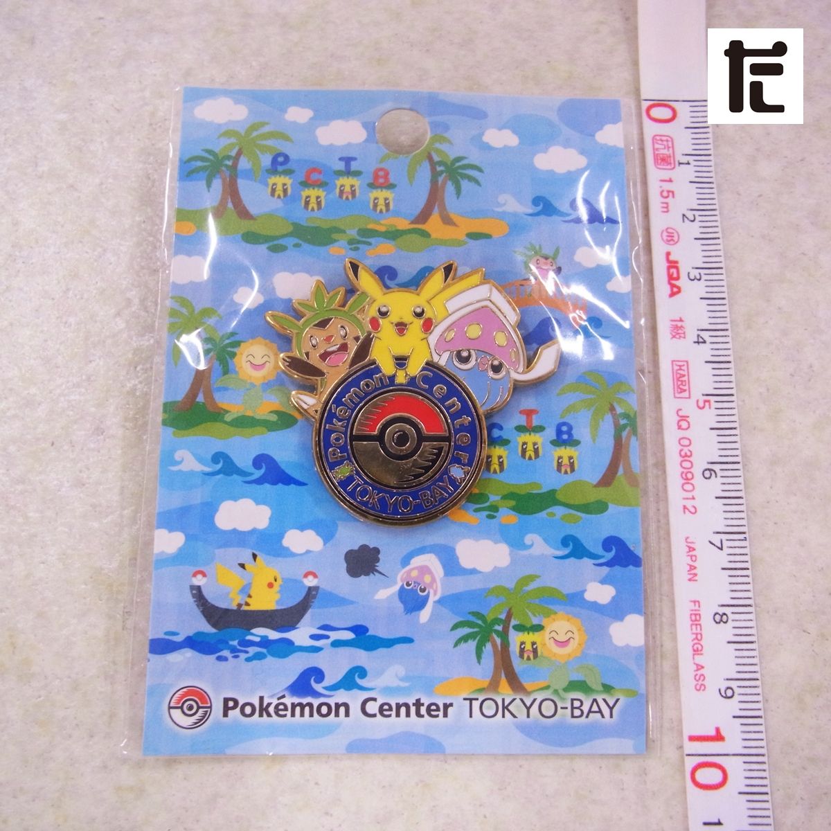 未開封 ロゴピンズ ポケモンセンター トウキョーベイ OP ピカチュウ