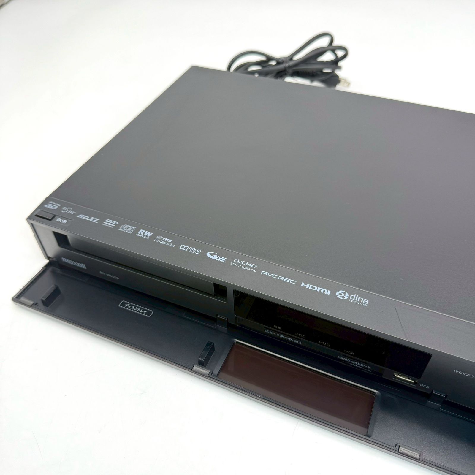 maxell BD レコーダーBIV-WS500／1TB換装／2016年製 maxell BD