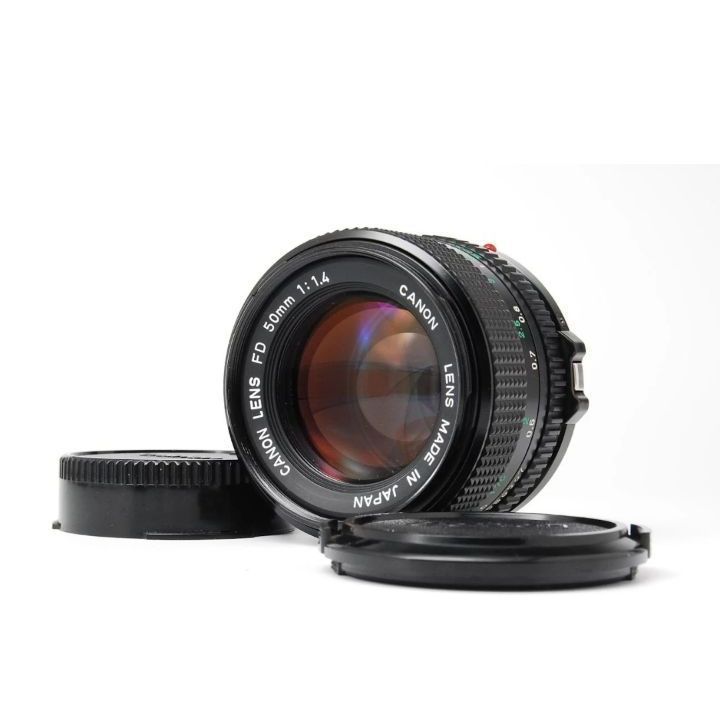 Canon New FD 50mm F1.4 標準レンズ MF 美品 近接良好 光学カビ・曇り