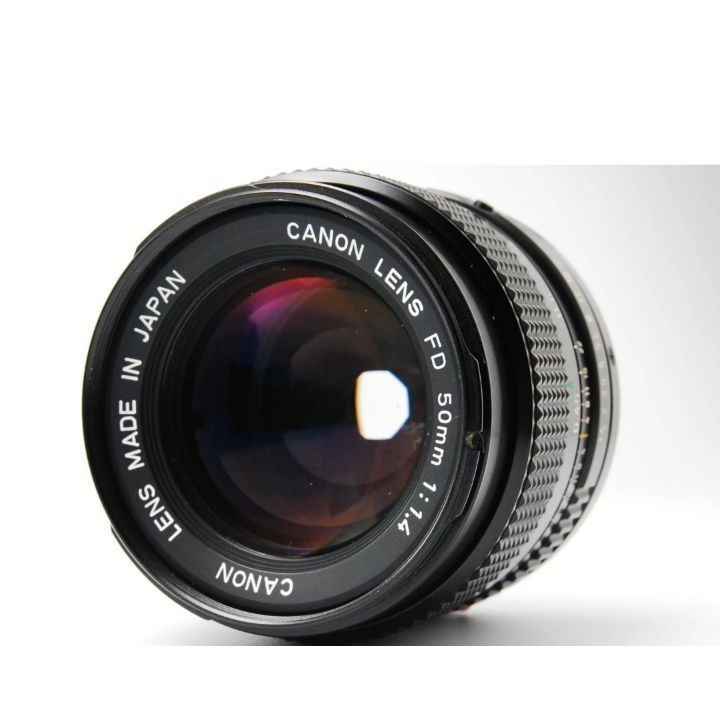 Canon New FD 50mm F1.4 標準レンズ MF 美品 近接良好 光学カビ・曇り