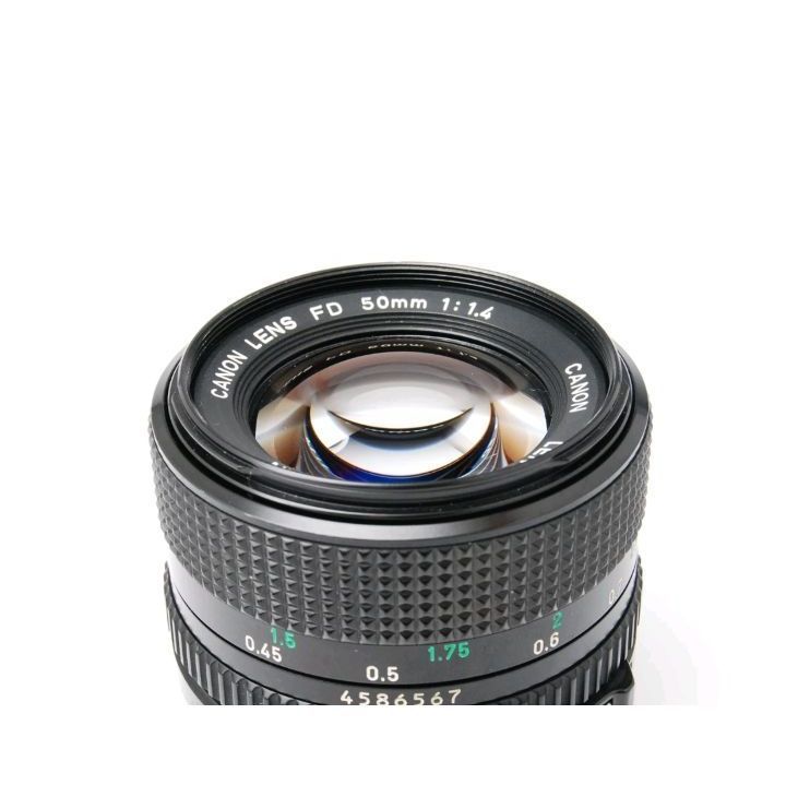 Canon New FD 50mm F1.4 標準レンズ MF 美品 近接良好 光学カビ・曇り
