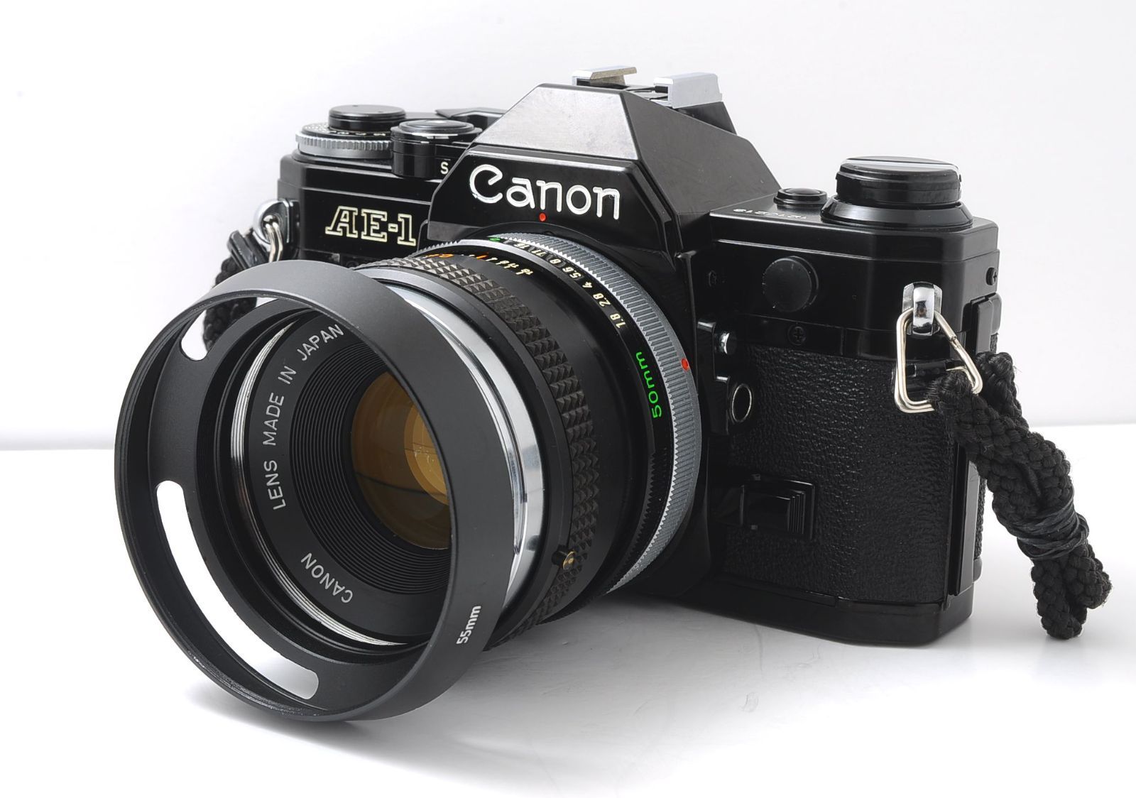 美品] Canon AE-1 一眼レフ 50mm f1.8 s.c 鳴き無し 美品] Canon AE-1