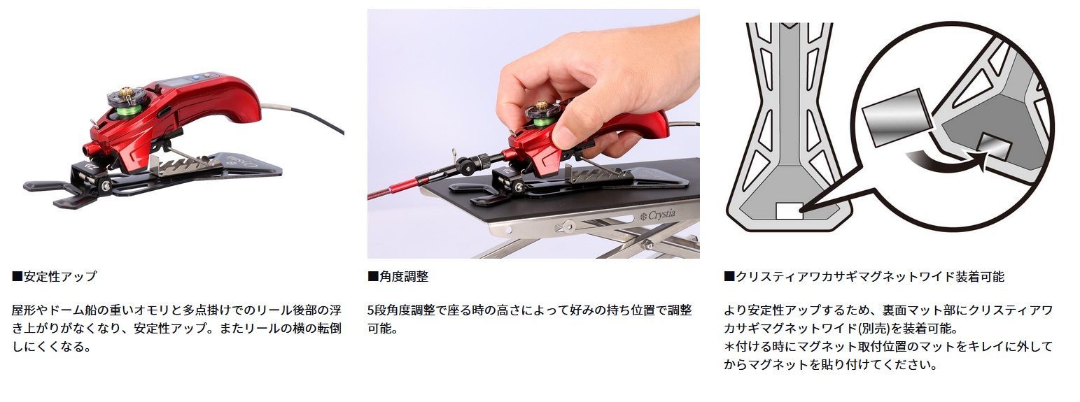 ダイワ◇クリスティア ワカサギ ふんばるスタンド(ブラック) - メルカリ