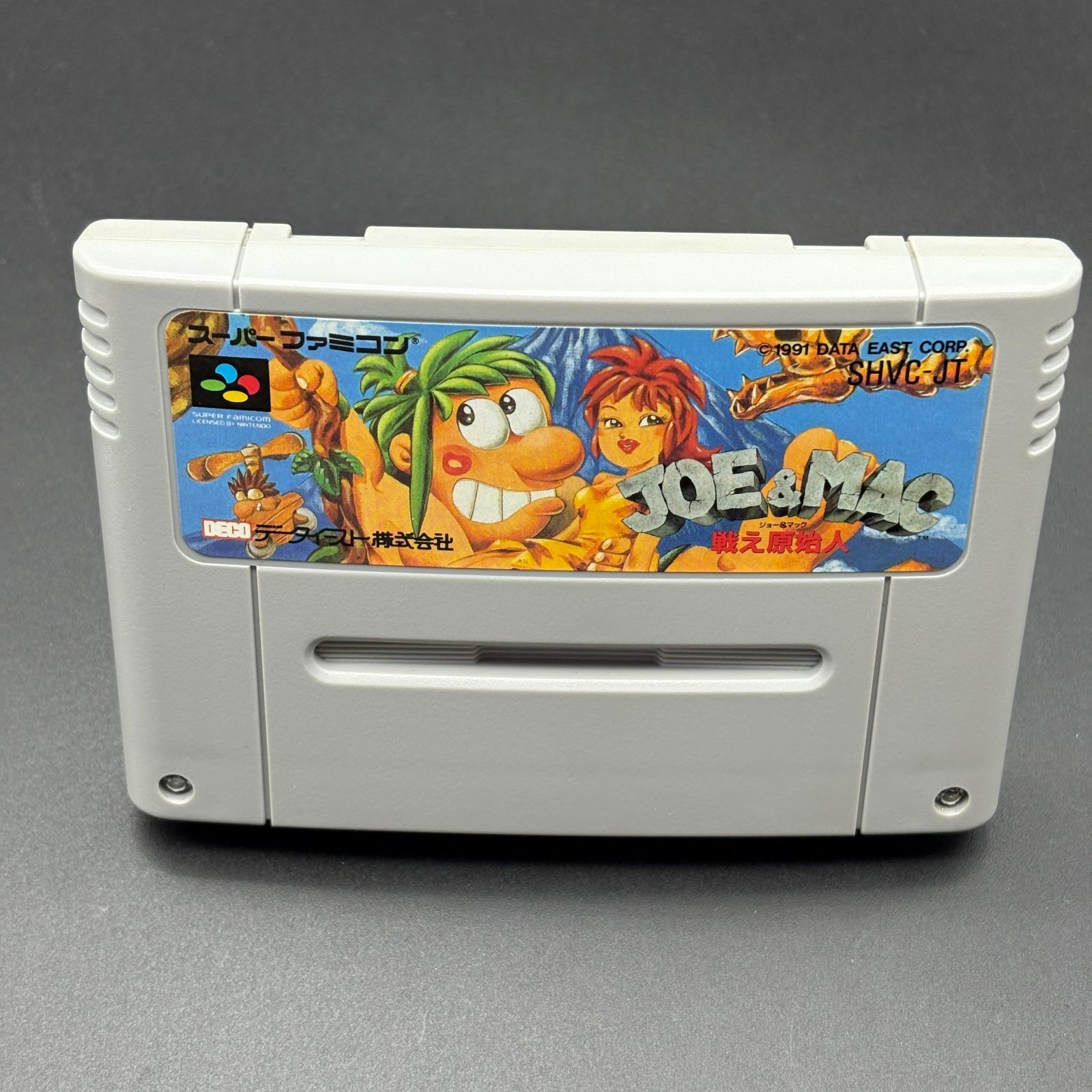 JOE&MAC ジョー＆マック 戦え原始人 説明書付き スーパーファミコン