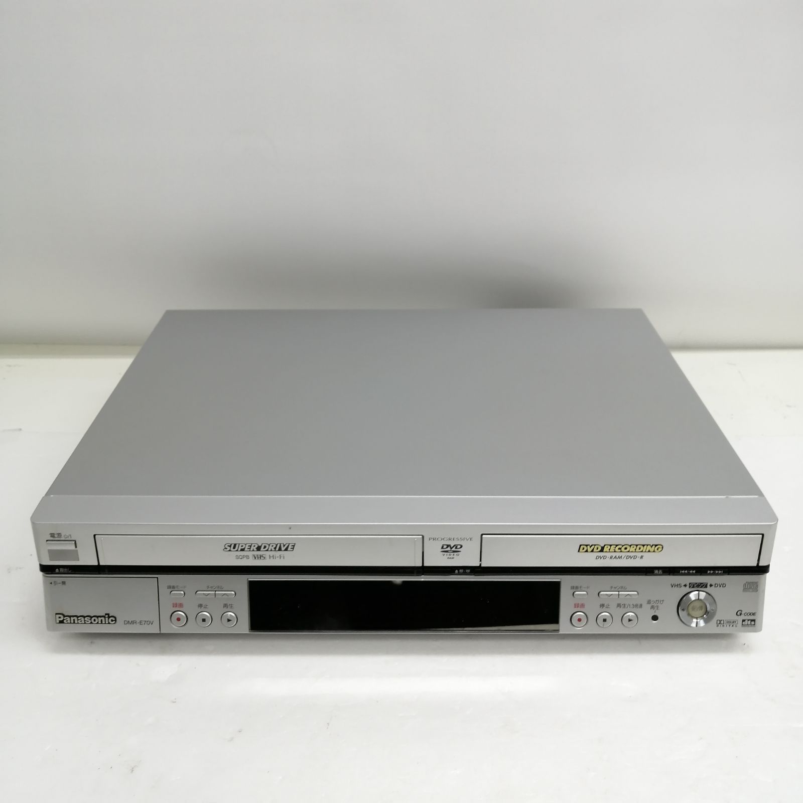 ジャンク】Panasonic ビデオ、DVDプレイヤー dmr-e70v - メルカリ