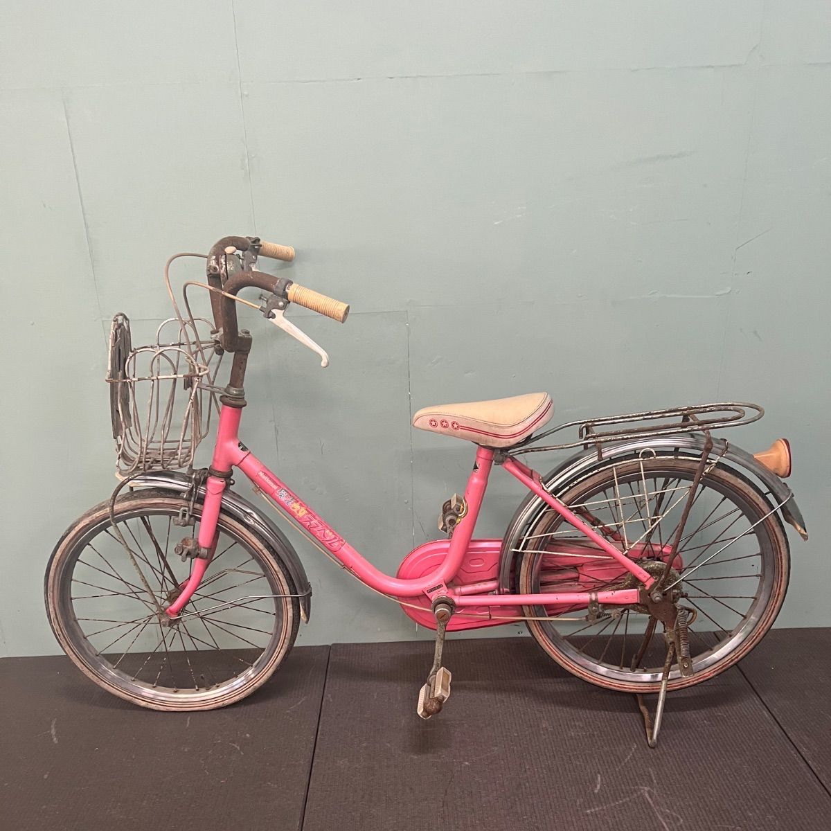 ⭐︎ 昭和 レトロ ナショナル 魔法少女ららべる 自転車 幼児用