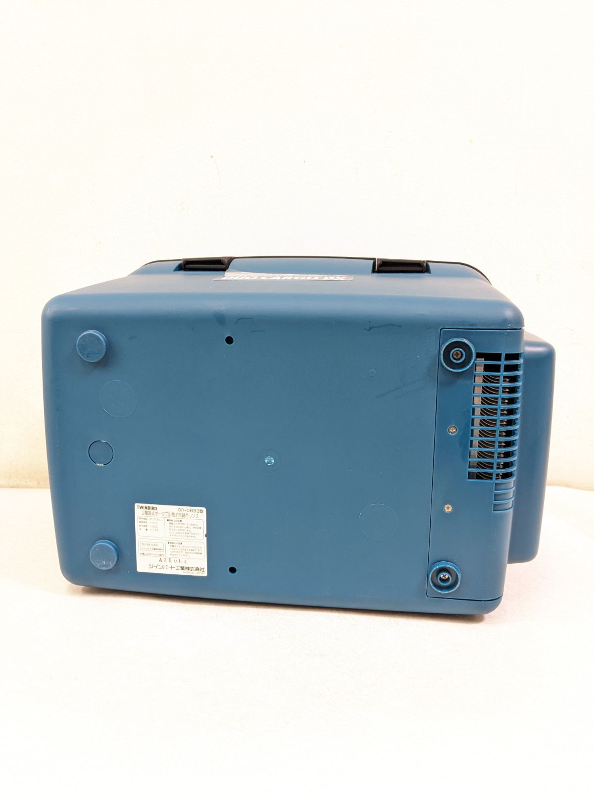 美品 TWINBIRD OR-C633 2電源式ポータブル電子冷温ボックス - メルカリ