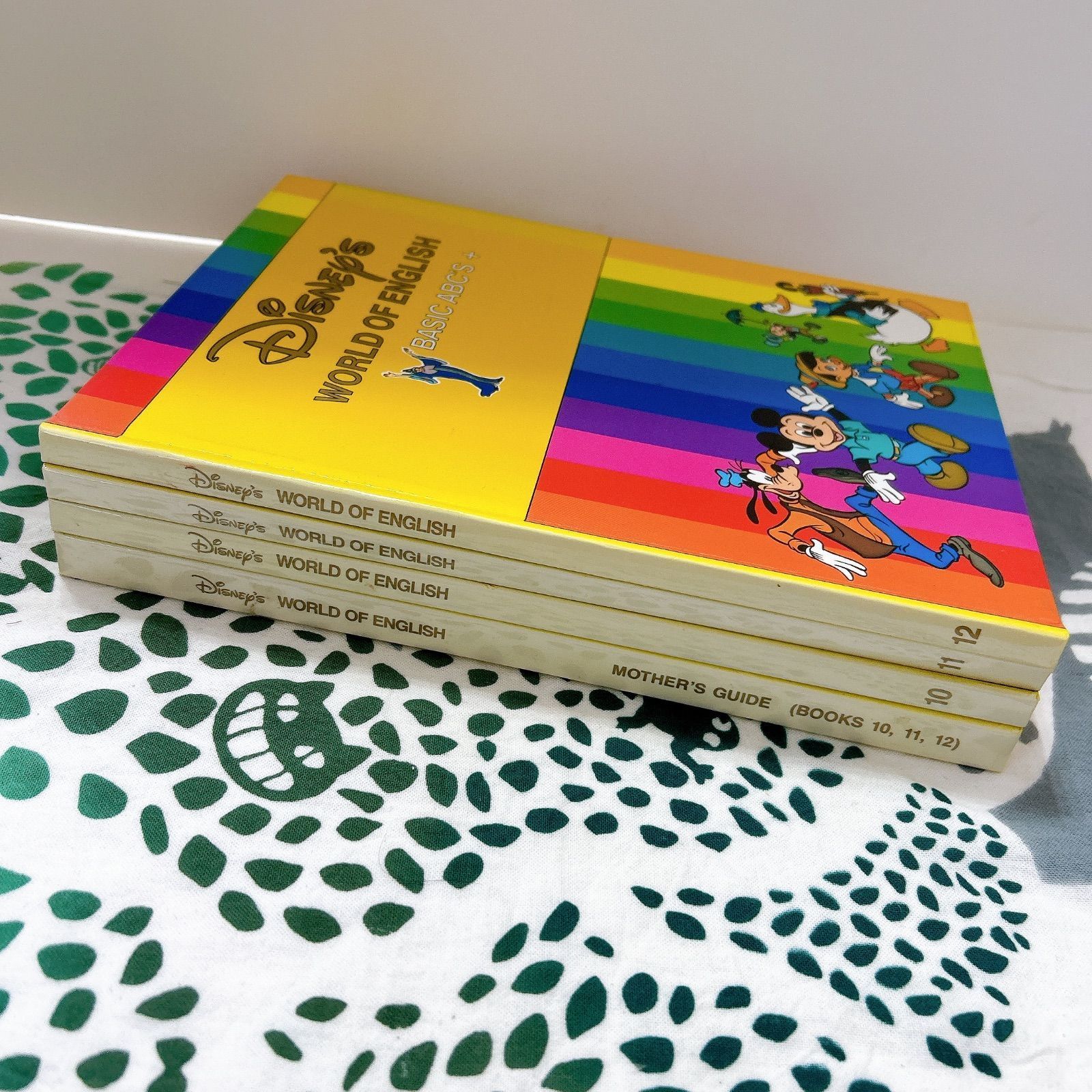 DWE Disney's World of English Basic ABC's＋ Book 4 5 6 10 11 12