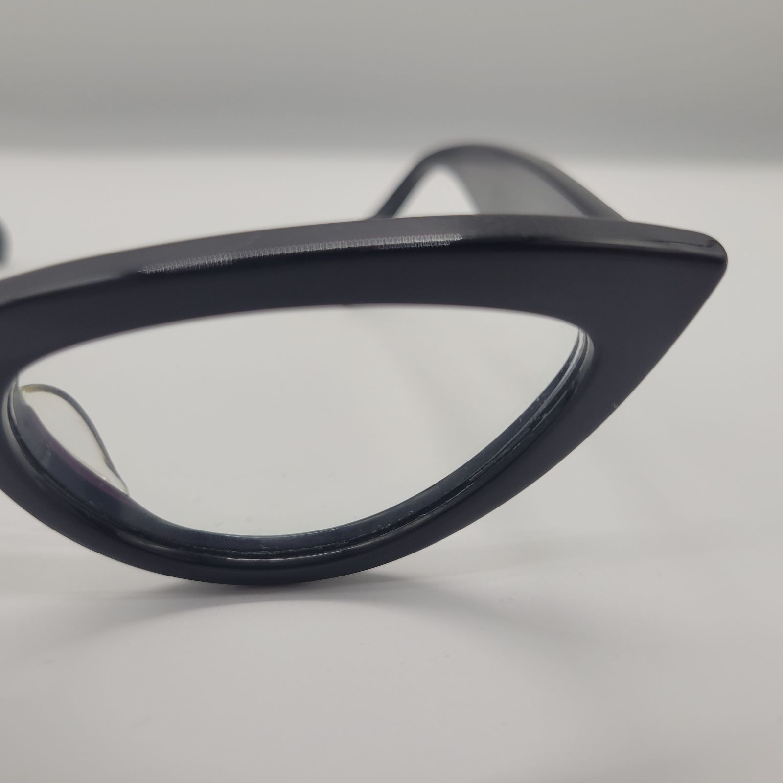 度あり】CELINE セリーヌ キャットアイ メガネ フレーム CL40019I 01C