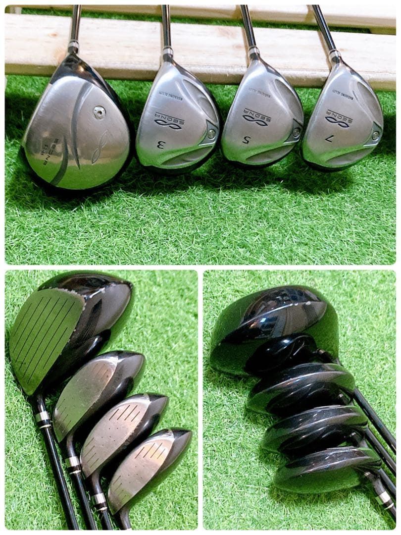 M9.セドナ ルコック 初心者オススメ ゴルフクラブ メンズセット 13本右