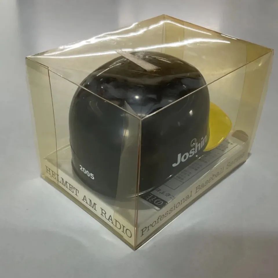 ② 阪神タイガース ヘルメット型ラジオ AM 2005年 ジョーシン 非売品