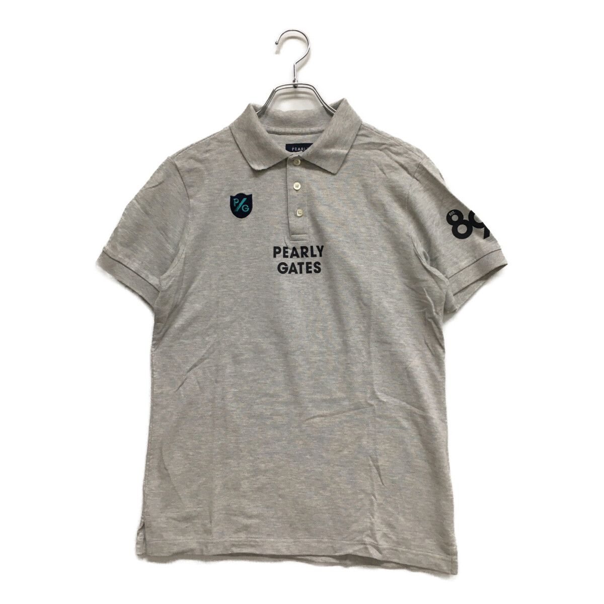 中古 メンズ パーリーゲイツ PEARLY GATES 半袖ポロシャツ 4(M) グレー