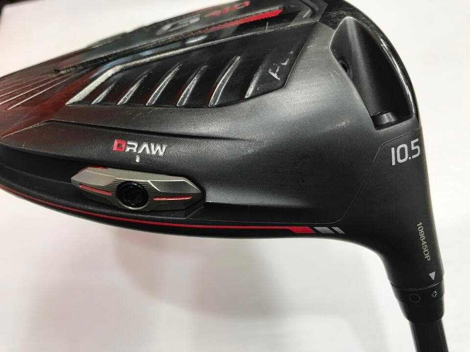 ピン G410 PLUS 10.5度 ALTA J CB RED Sフレックス ドライバー 中古