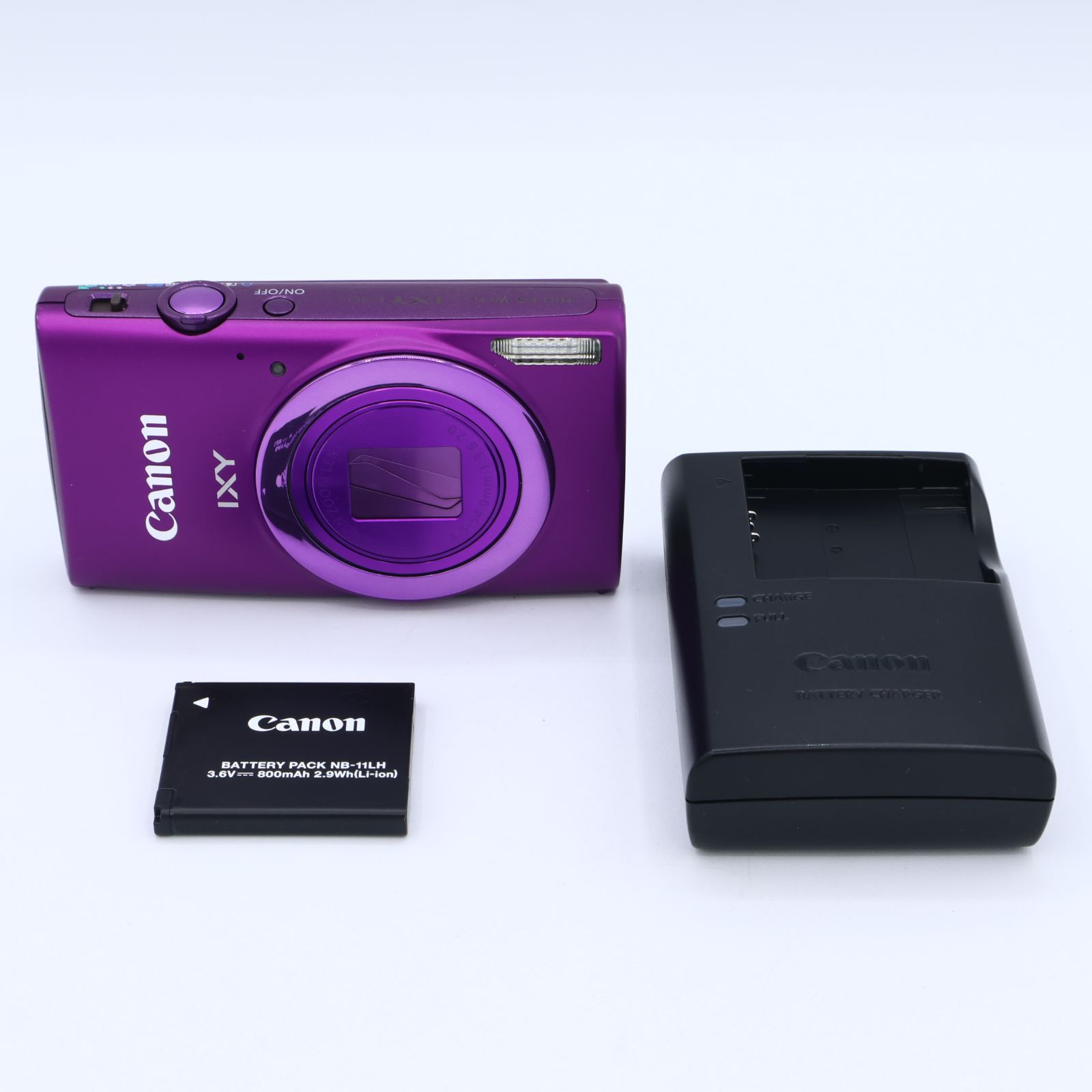 Canon キヤノン デジタルカメラ IXY 630 光学12倍ズーム パープル