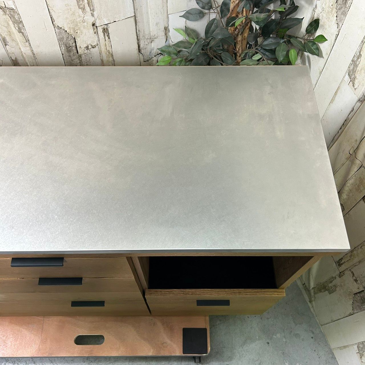 unico ウニコ ADDAY アディ 食器棚 キッチンボード W1230 - メルカリ