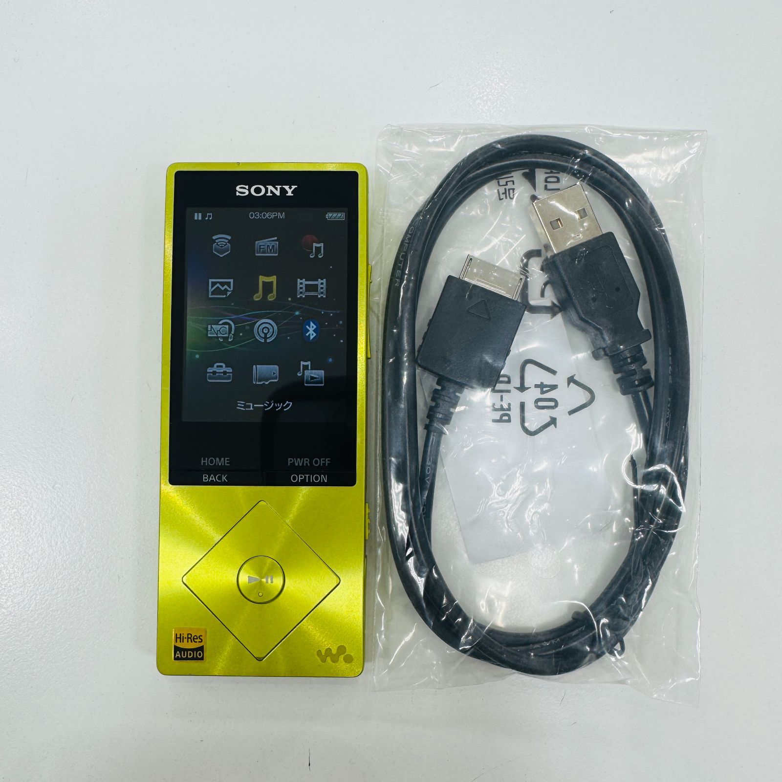 SONY ウォークマンNW-A35 16GB イエローグリーン SONY ウォークマンNW