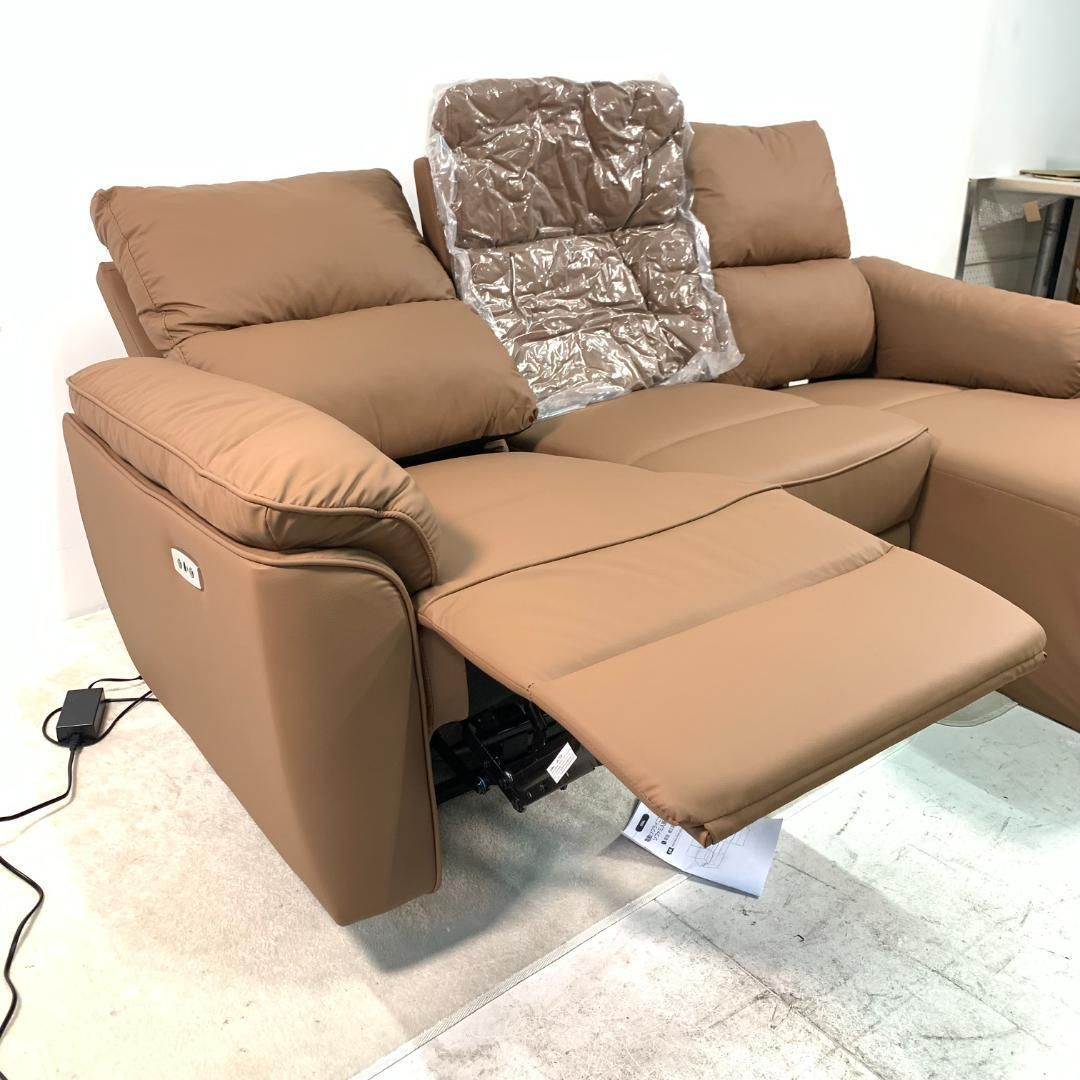 訳あり新品 電動ソファ 電動リクライニングソファ 1272+1273+1274