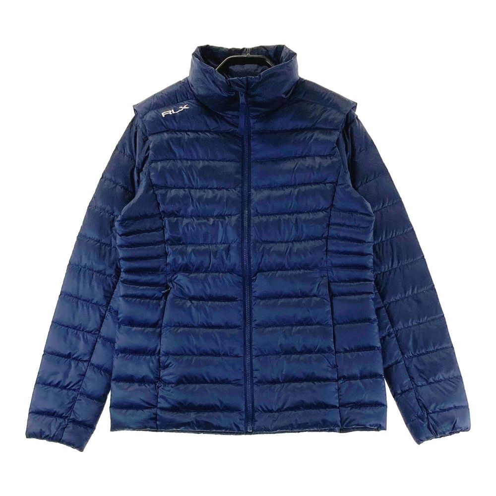 サイズ：S RLX ラルフローレン ダウン ジップジャケット ネイビー系
