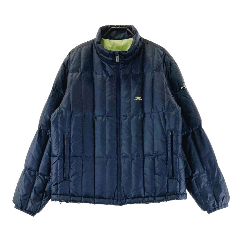 サイズ：M BURBERRY GOLF バーバリーゴルフ ダウンジャケット ネイビー