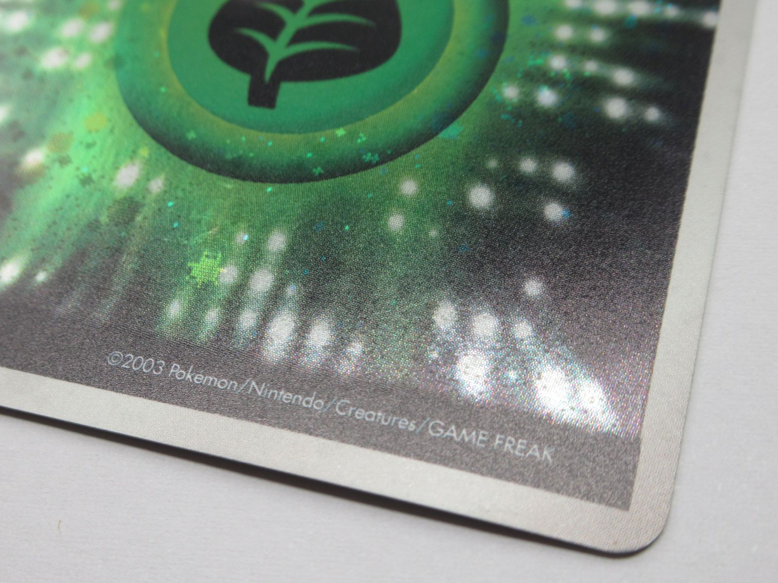 K0116004) ポケモンカード 基本草エネルギー キラ ホログラム R8P-6AH