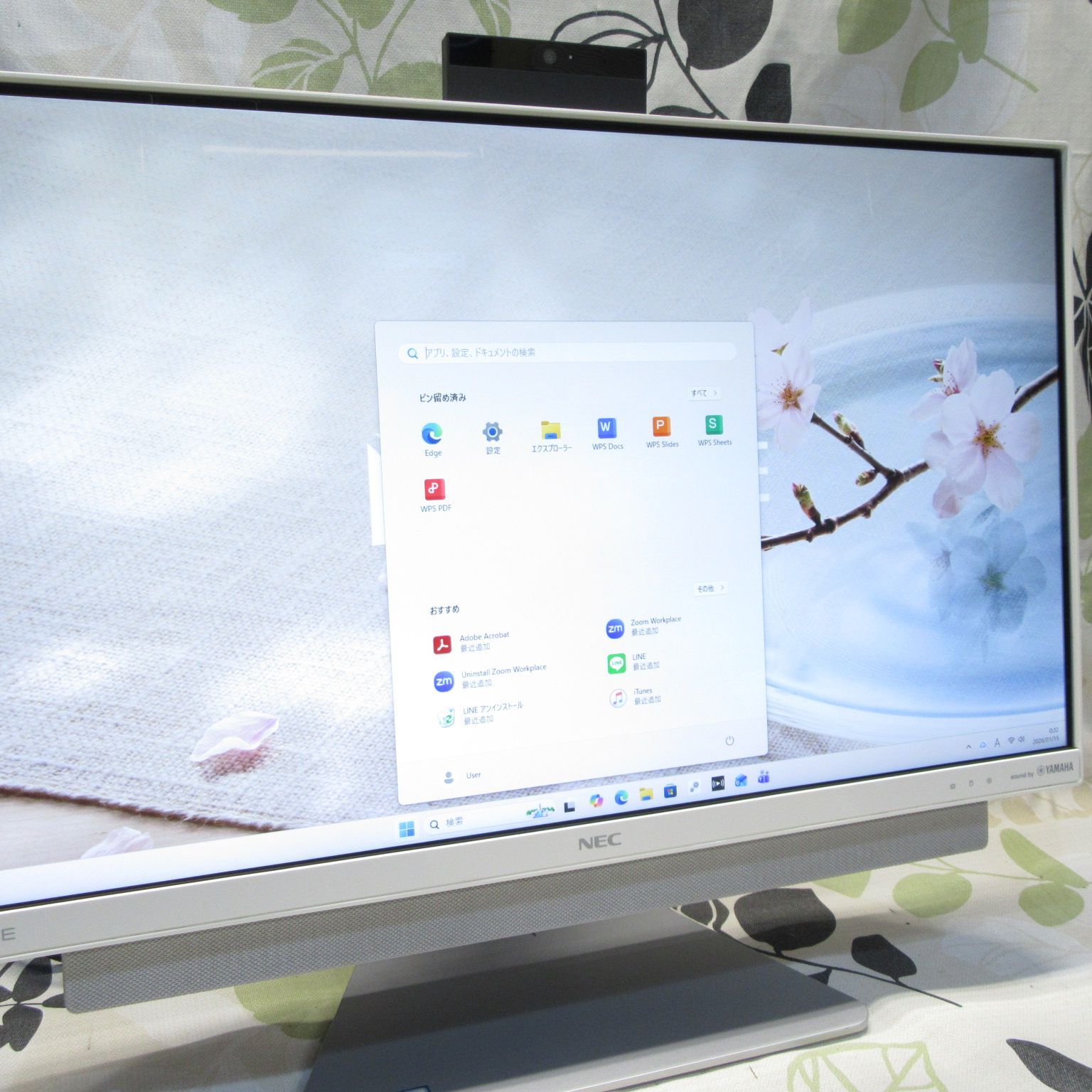 Win11公式対応Corei5/メ8G/新品SSD/DVD/カメラ/無線/ヤマハ - メルカリ