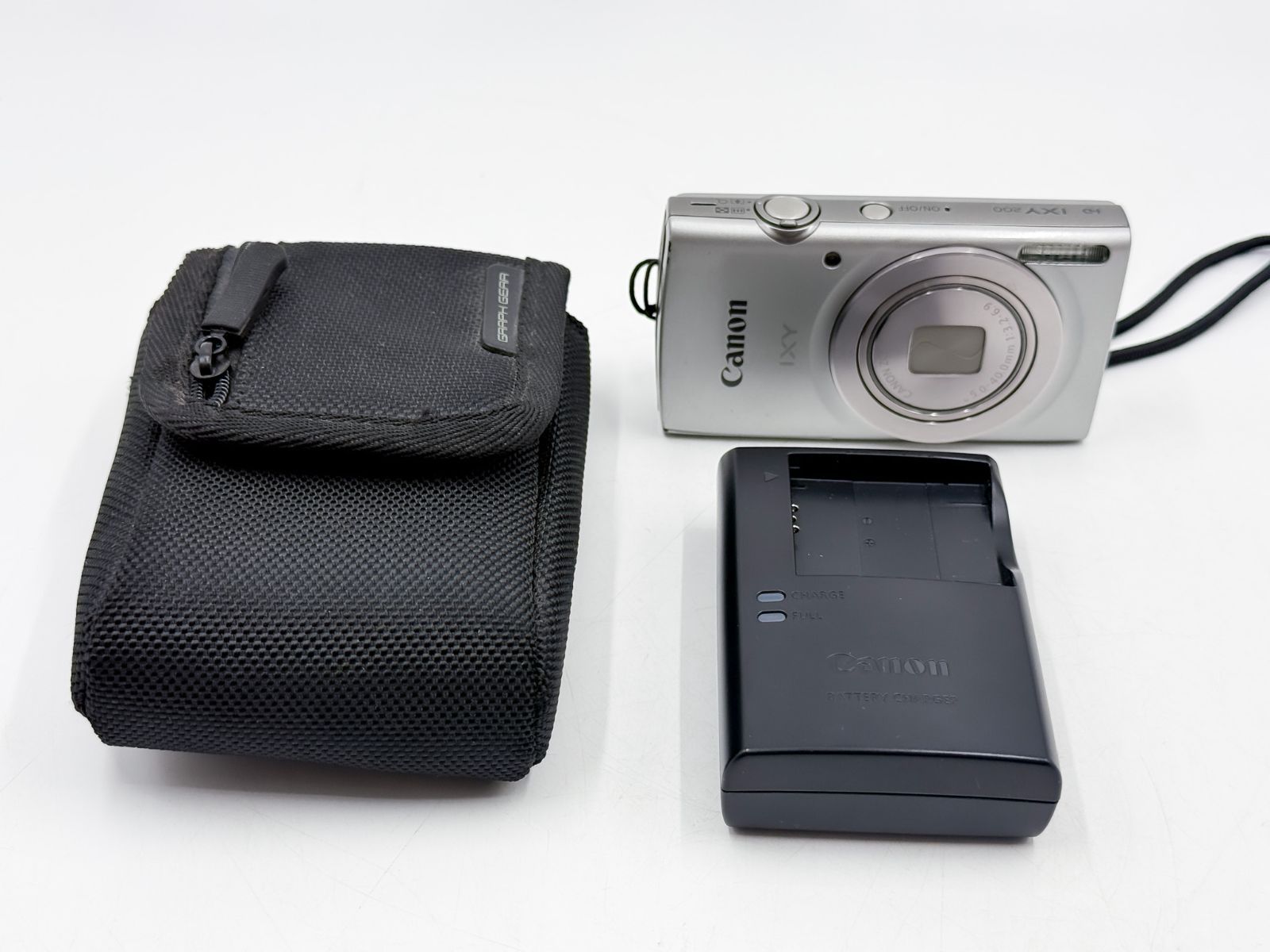 Canonキャノンデジカメixy200PC2333本体充電池充電器※動作確認済み