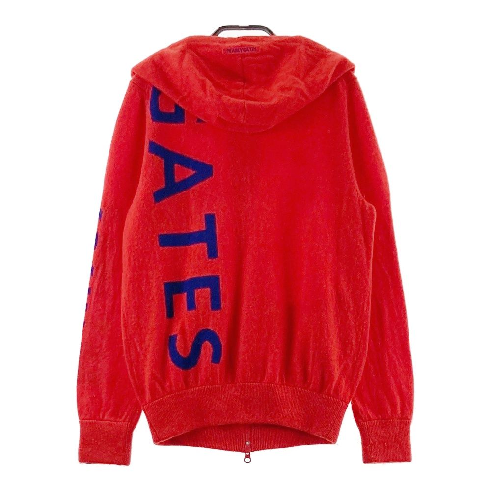 サイズ：0 PEARLY GATES パーリーゲイツ カシミヤ ニットパーカー