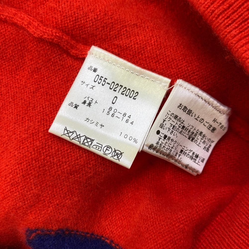 サイズ：0 PEARLY GATES パーリーゲイツ カシミヤ ニットパーカー