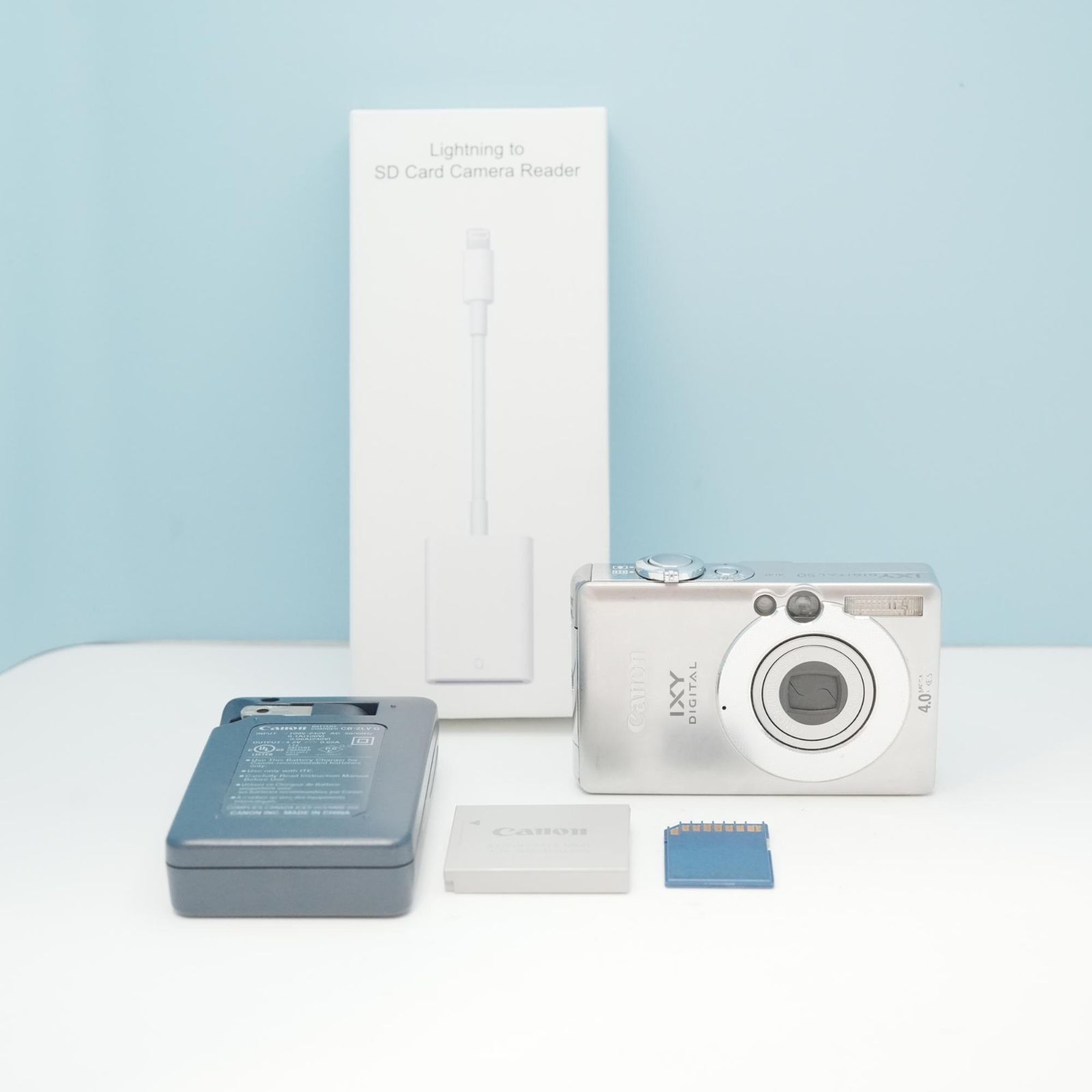 スマホ転送可 デジタルカメラ Canon IXY Digital300 カード付 Canon