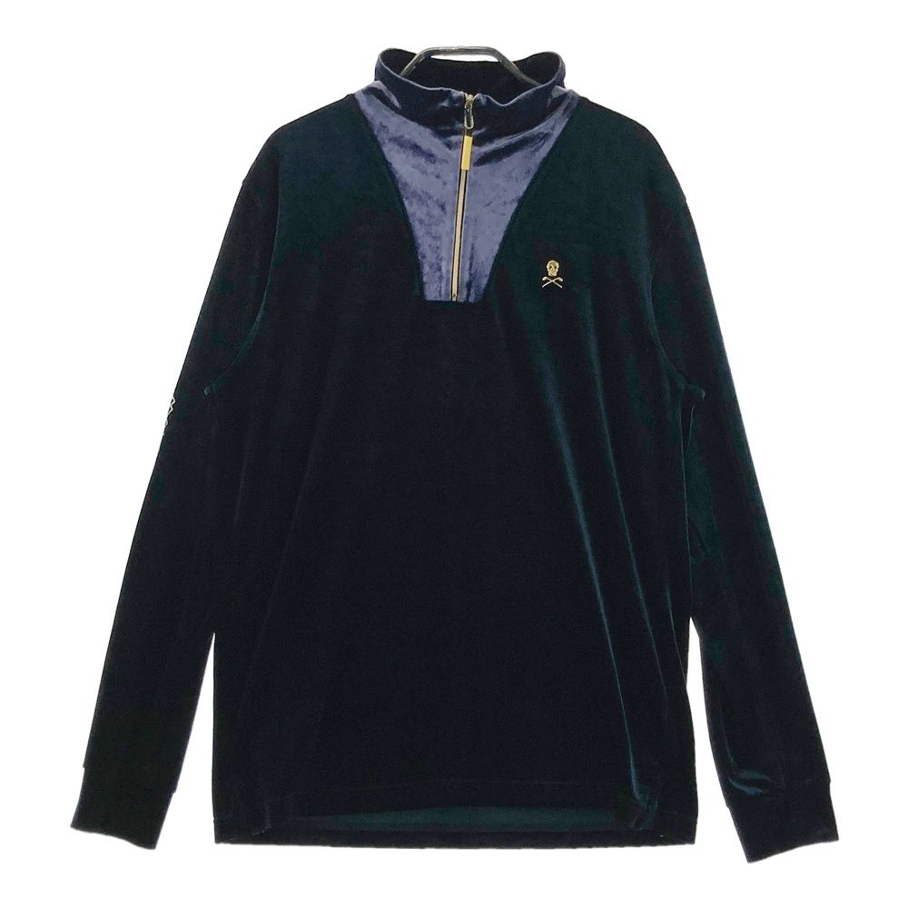 mksokun7 MARK & LONA ハーフジップセーター 50 美品 MARK&LONA マーク