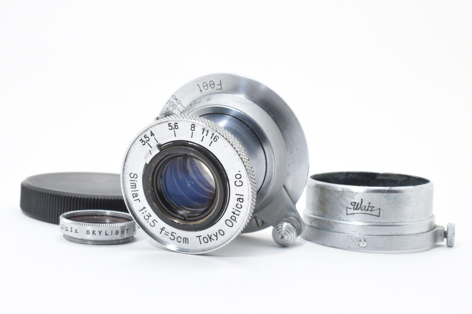 オールドレンズ 東京光学 Simlar 1:3.5 f=5cm オールドレンズ 東京光学