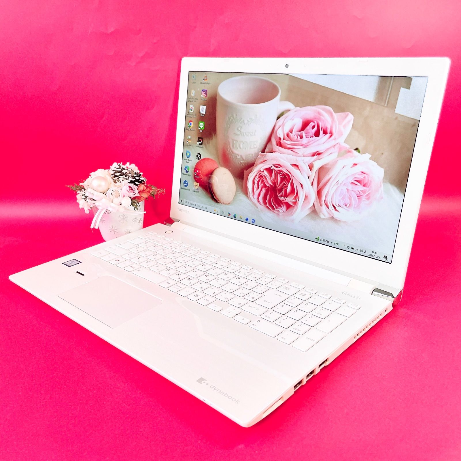 ブルーレイ見れる❣️高性能メモリ16GB✨️Corei7薄型ノートパソコン