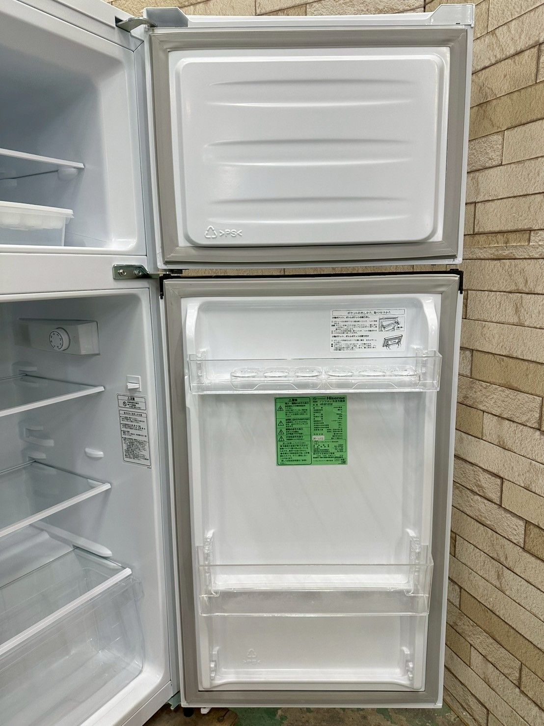 大阪送料無料☆3か月保障付き☆冷蔵庫☆ハイセンス☆2ドア☆2021年☆HR