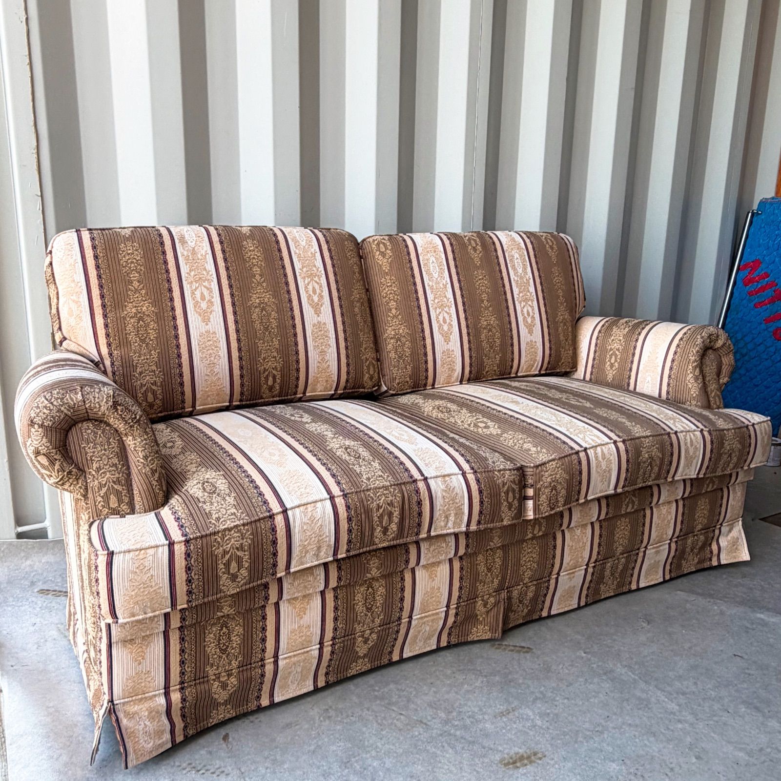 取付無料！マルニ木工 地中海 高級 2人掛けソファ✨定価30〜40万