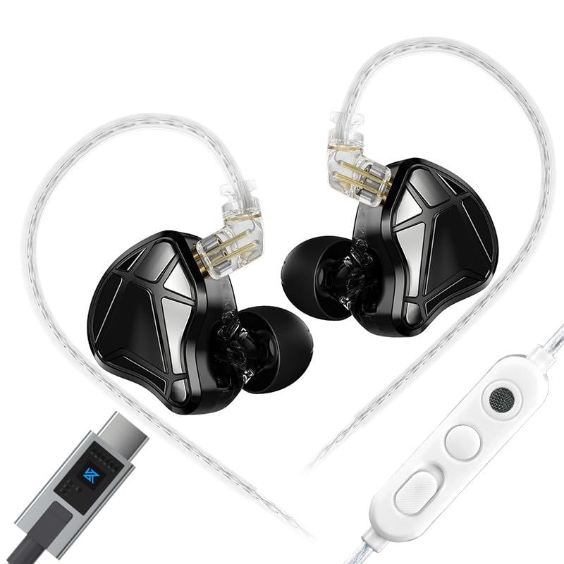 KZ AXAS 有線 ゲーミングイヤホン FPS専用 Hi-Fi広帯域ドライバー AI