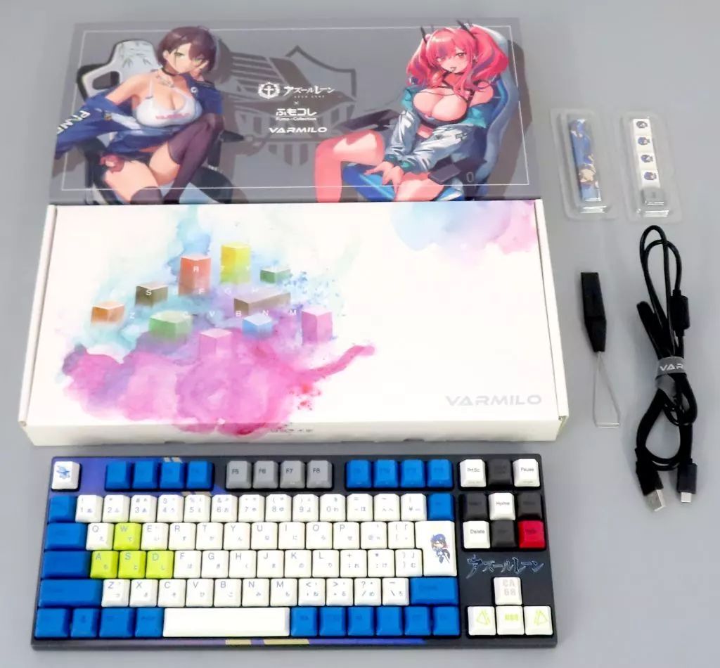 アズレン×ふもコレ ボルチモアモデル キーボード デイジー軸VARMILO