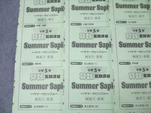 ㉑AA 未記入 サピックス SAPIX 5年 社会 夏期講習 サマーサピックス